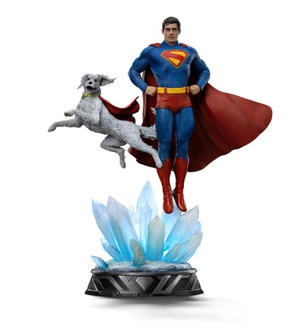 Figura Superman & Krypto (32 cm) DC Comics - Iron Studios | Nerdscape nerdscape