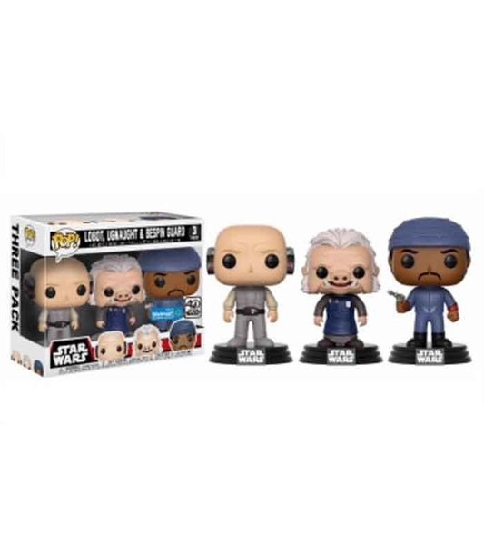 Funko Pop! Star Wars Lobot, Ugnaught, Bespin Guard - Figura da Collezione Vinyl