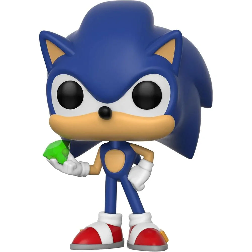 POP figure Sonic with Emerald Nerdscape