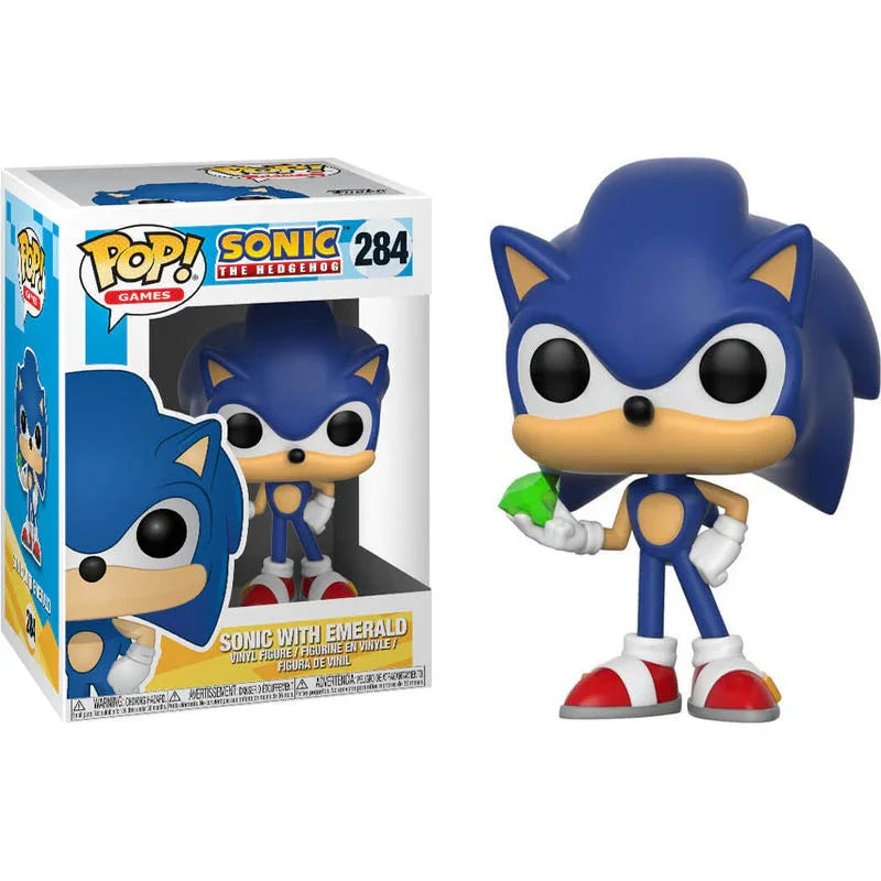 POP figure Sonic with Emerald Nerdscape