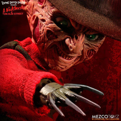 English A Nightmare on ELM Street Freddy Krueger Talking doll 25cm Nerdscape