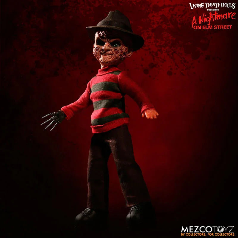 English A Nightmare on ELM Street Freddy Krueger Talking doll 25cm Nerdscape