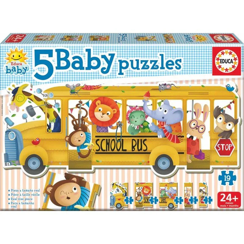 Shool Bus puzzle 2-5pcs Nerdscape