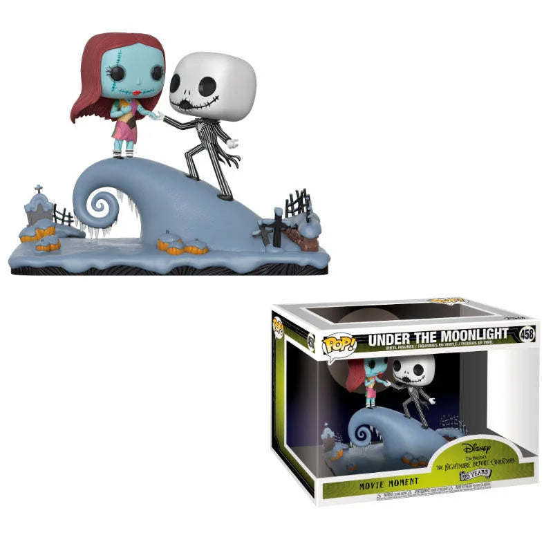 POP figures Disney Nightmare Before Christmas Jack and Sally on the Hill Nerdscape