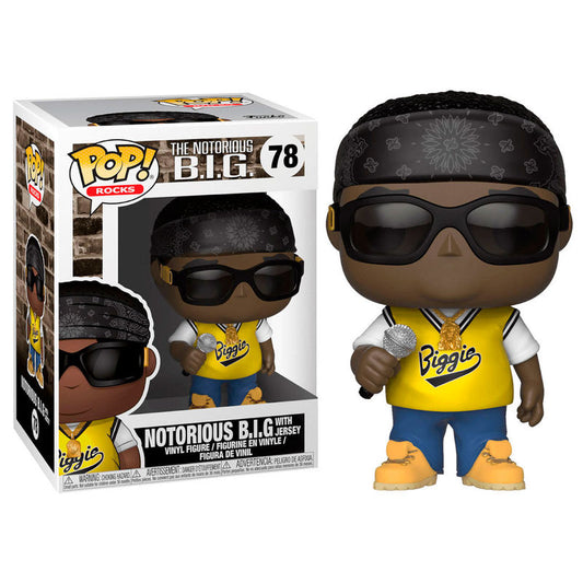 POP figure Notorious BIG in jersey