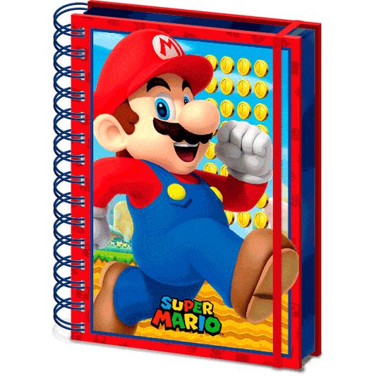 Carnet filaire Nintendo Super Mario A5