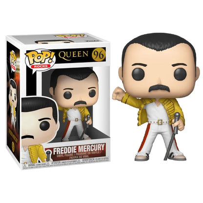 Funko Pop! Queen Freddie Mercury Wembley 1986 - Figura da Collezione Vinyl Nerdscape
