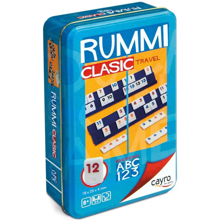 Metal box Rummi game travel Nerdscape