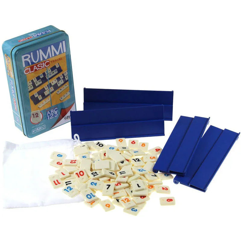 Metal box Rummi game travel Nerdscape