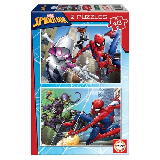 Marvel Spiderman puzzle 2x48pcs Nerdscape