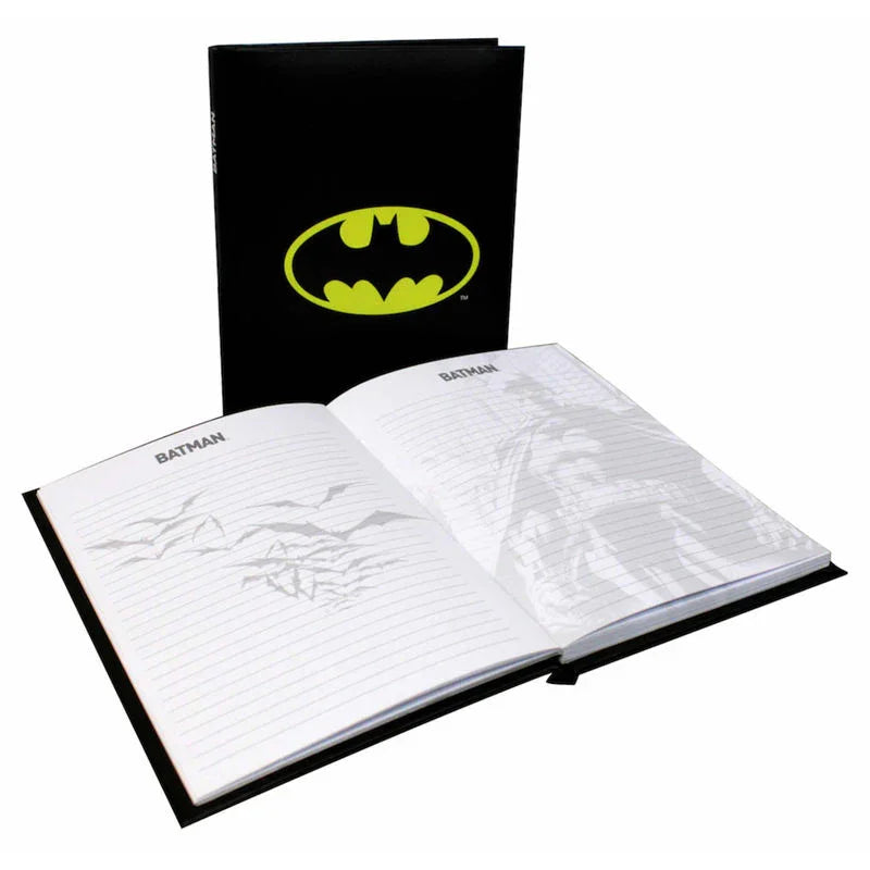 DC Comics Batman logo light notebook Nerdscape