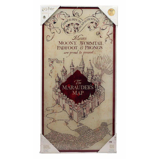 Harry Potter Map Marauder glass poster Nerdscape