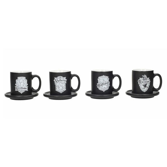 Harry Potter emblems mini espresso mugs set Nerdscape