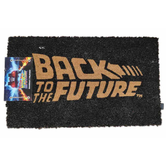 Back to the Future logo doormat Nerdscape