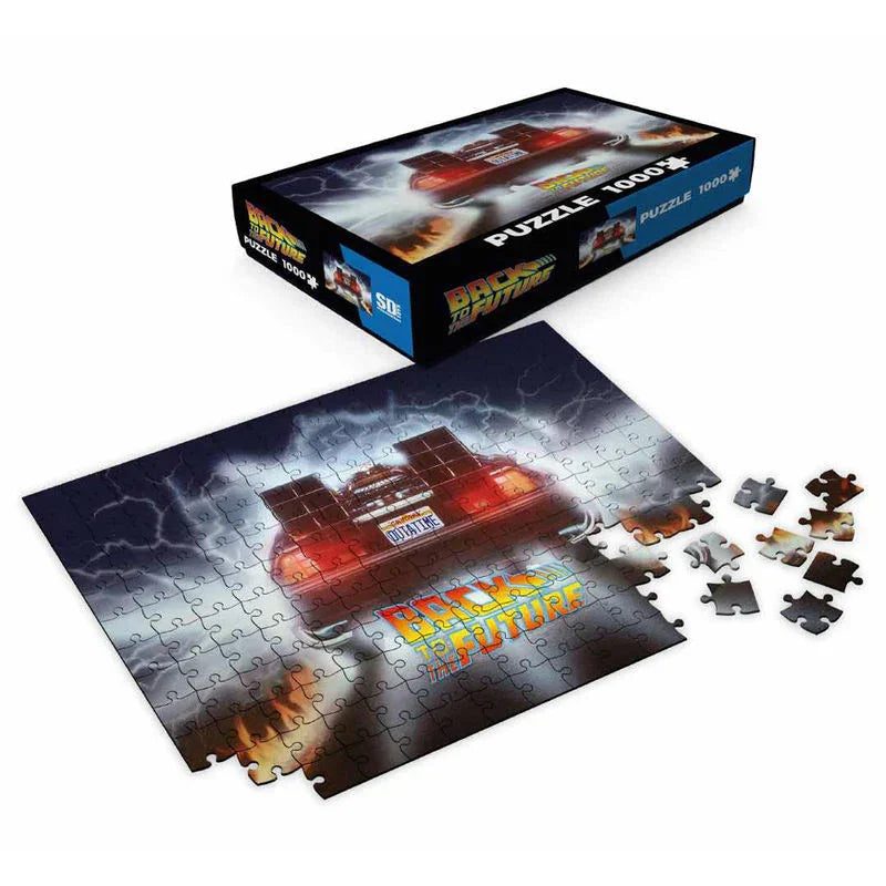 Back to the Future Delorean Out a Time puzzle 1000pcs Nerdscape