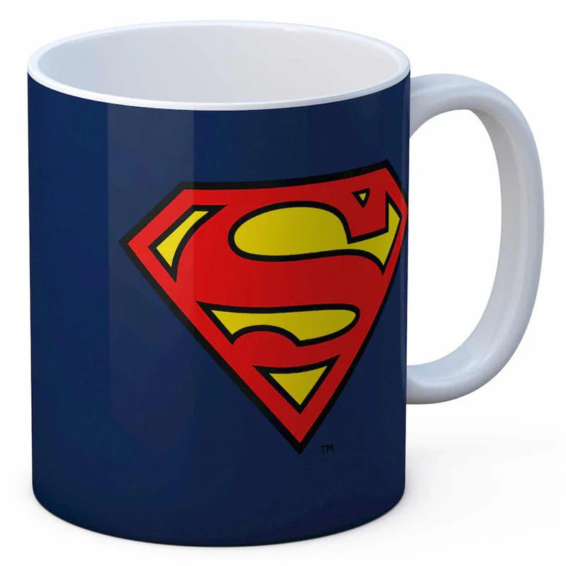 DC Comics Superman logo mug Nerdscape