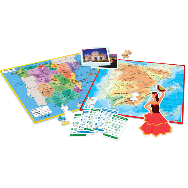 Spanish Geo Map Discover Spain Nerdscape