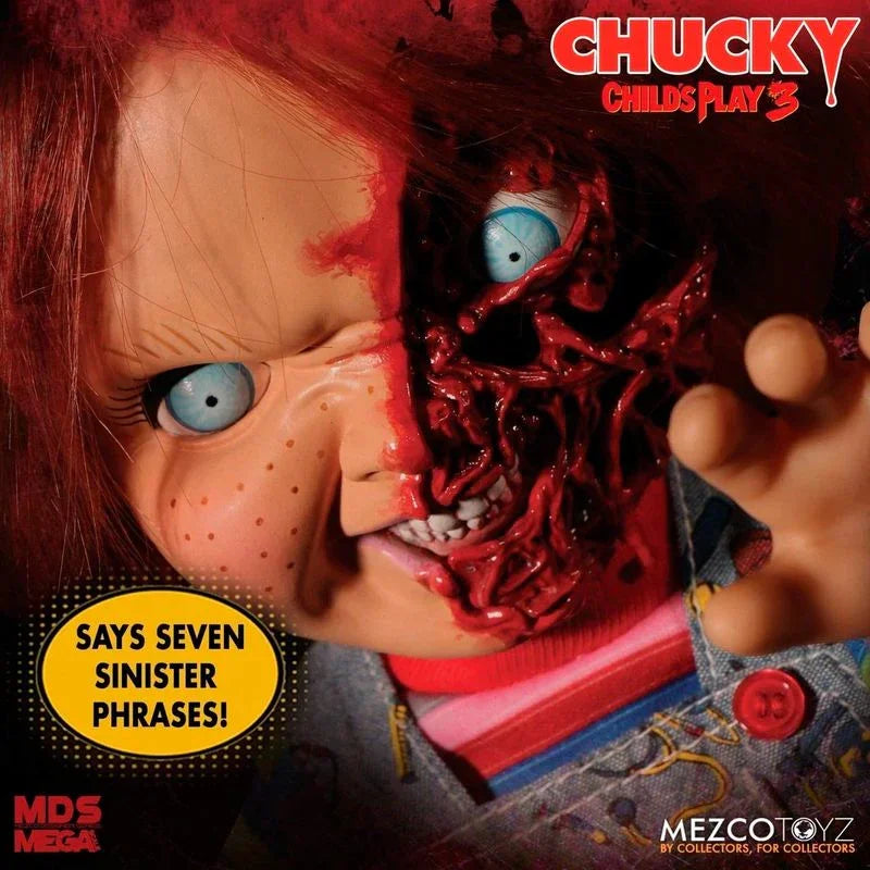 Funko Pop! Chucky Child's Play 3 Pizza Face Talking Figure 38cm - Figura da Collezione Nerdscape Nerdscape