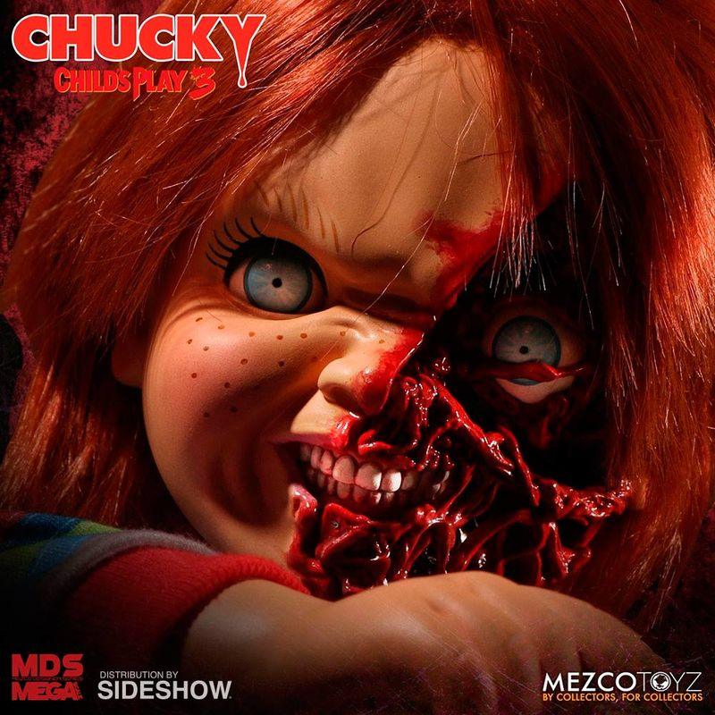 Funko Pop! Chucky Child's Play 3 Pizza Face Talking Figure 38cm - Figura da Collezione Nerdscape Nerdscape
