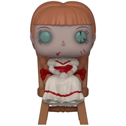 Figurine POP Annabelle sur une chaise
