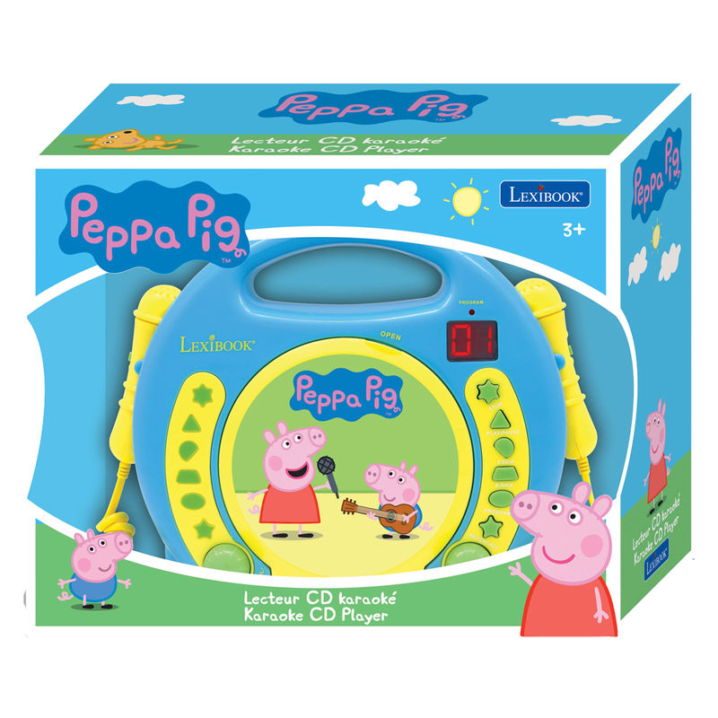 Peppa Pig CD player with microphones Nerdscape