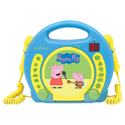 Peppa Pig CD player with microphones Nerdscape