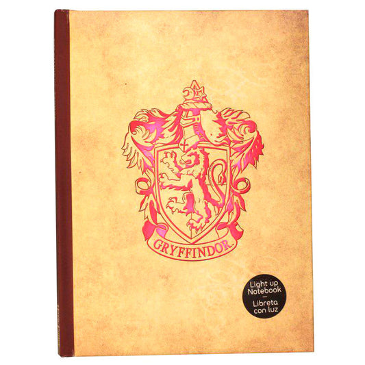 Harry Potter Gryffindor Notebook con Luce - Nerdscape