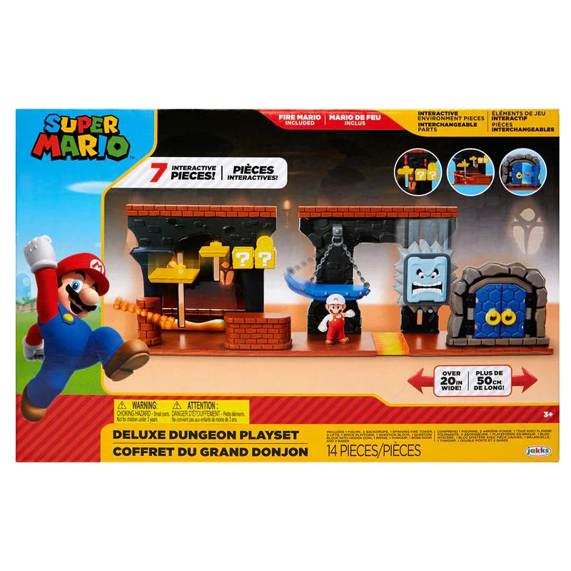 Mario Bros Deluxe Dungeon Playset Nerdscape