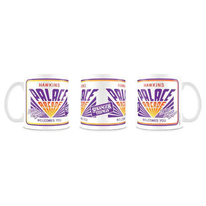 Stranger Things Hawkins Palace Arcade mug Nerdscape