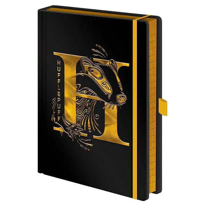 Harry Potter Hufflepuff Premium Notebook A5 - Nerdscape Nerdscape