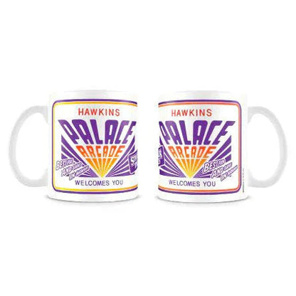 Stranger Things Hawkins Palace Arcade mug Nerdscape