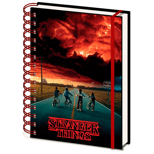 Stranger Things Mind Flayer lenticular A5 notebook