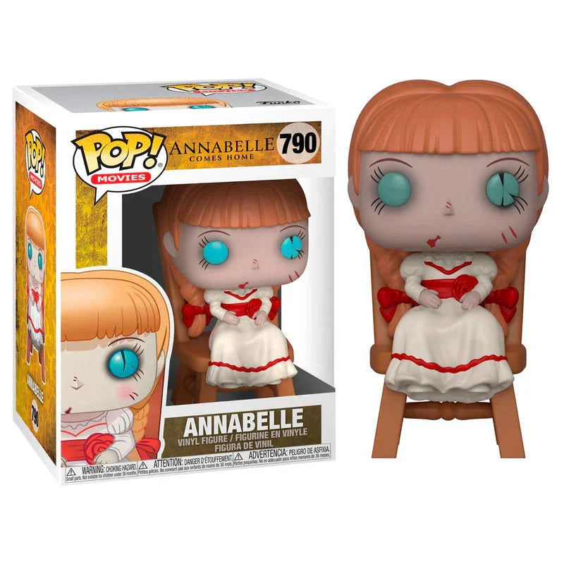 POP figure Annabelle in chair Nerdscape