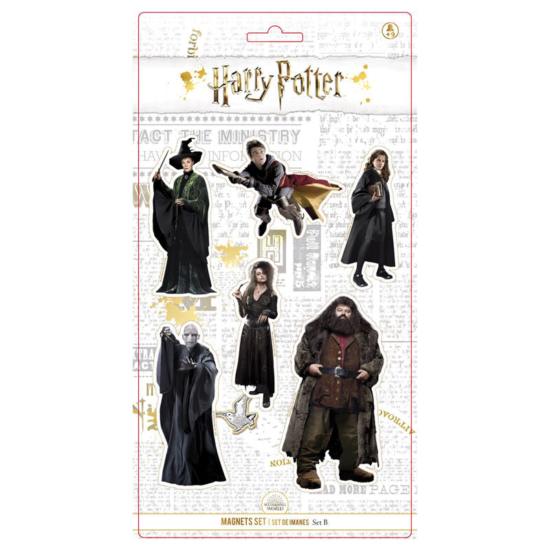 Harry Potter Characters set 6 magnets Nerdscape