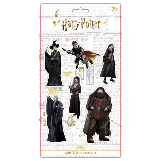 Harry Potter Characters set 6 magnets Nerdscape