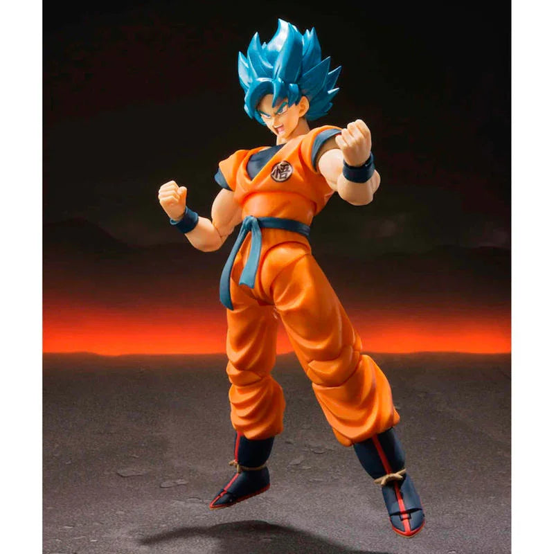 S.H. Figuarts Son Goku Super Saiyan God Super Saiyan Dragon Ball Super Broly - Figura da Collezione Nerdscape Nerdscape