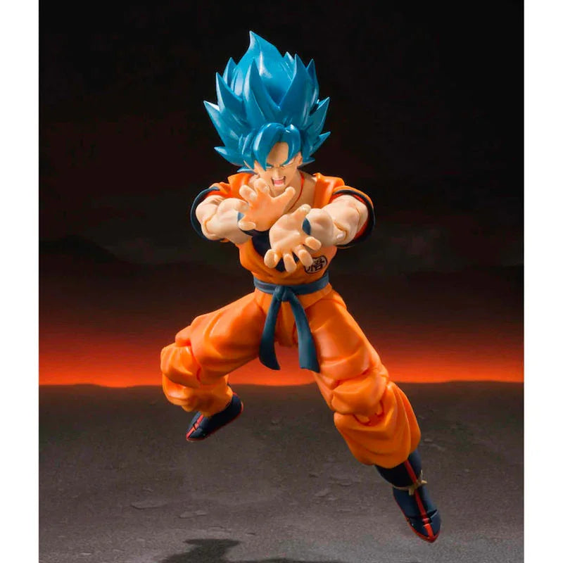 S.H. Figuarts Son Goku Super Saiyan God Super Saiyan Dragon Ball Super Broly - Figura da Collezione Nerdscape Nerdscape
