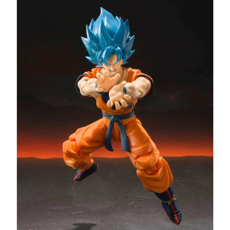 S.H. Figuarts Son Goku Super Saiyan God Super Saiyan Dragon Ball Super Broly - Figura da Collezione Nerdscape Nerdscape