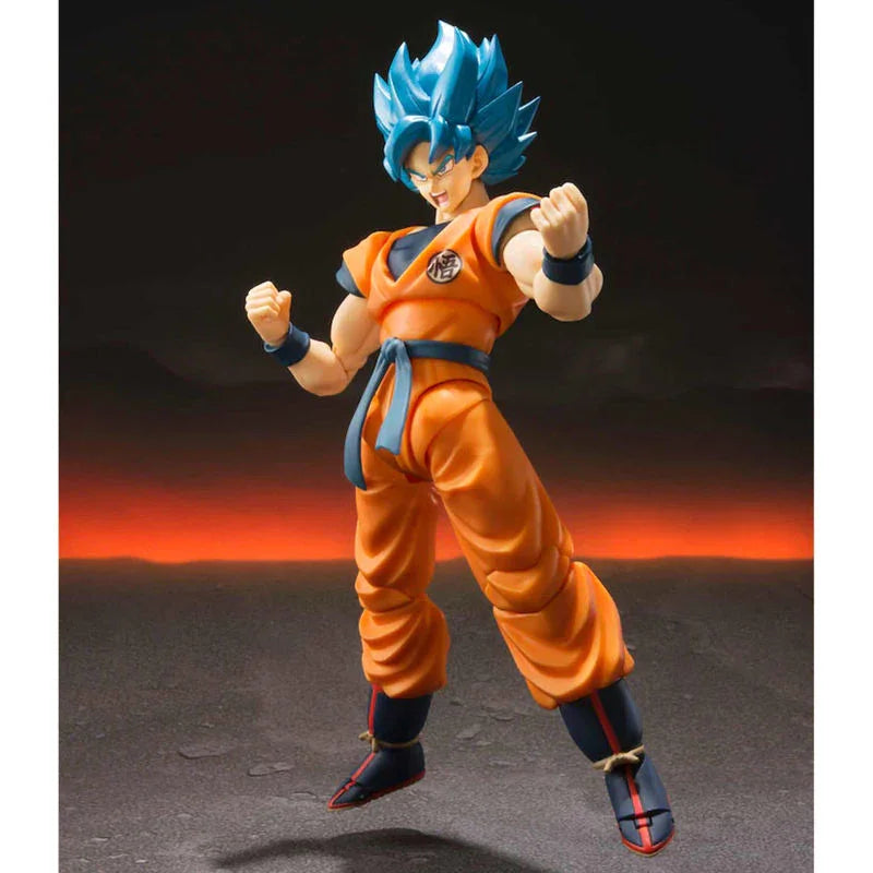 S.H. Figuarts Son Goku Super Saiyan God Super Saiyan Dragon Ball Super Broly - Figura da Collezione Nerdscape Nerdscape