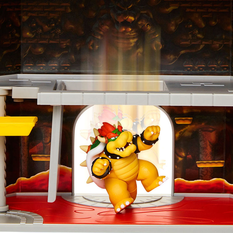 Mario Bros deluxe Bowser Castle playset Nerdscape