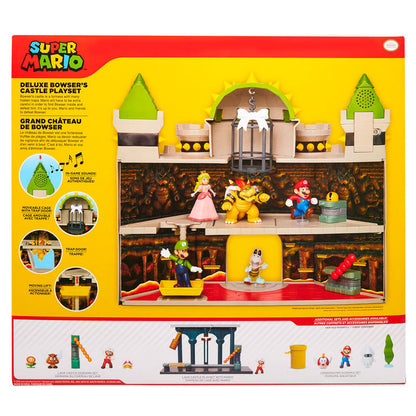 Mario Bros deluxe Bowser Castle playset Nerdscape