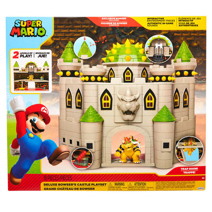 Mario Bros deluxe Bowser Castle playset Nerdscape