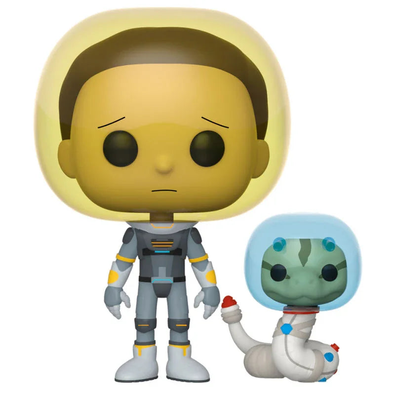 POP figure Rick & Morty Space Suit Morty with Snake Nerdscape