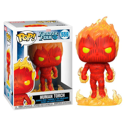 POP figure Marvel Fantastic Four Human Torch Nerdscape