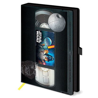 Star Wars VHS premium A5 notebook Nerdscape