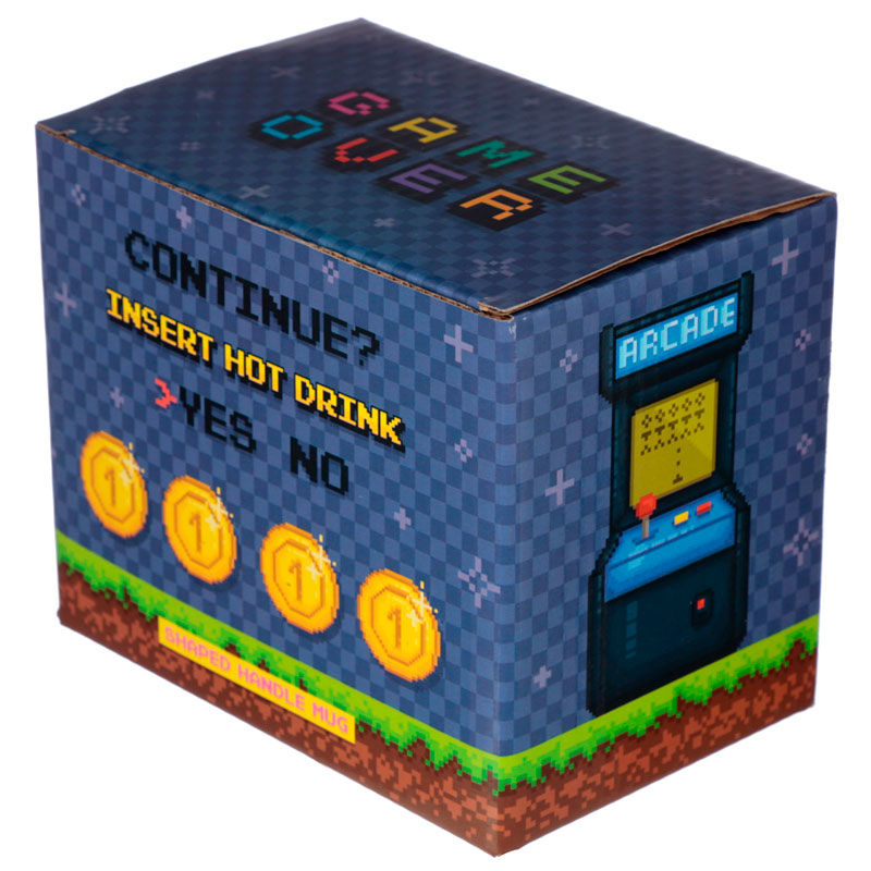 Game Over Joystick Arcade shaped handle mug Nerdscape
