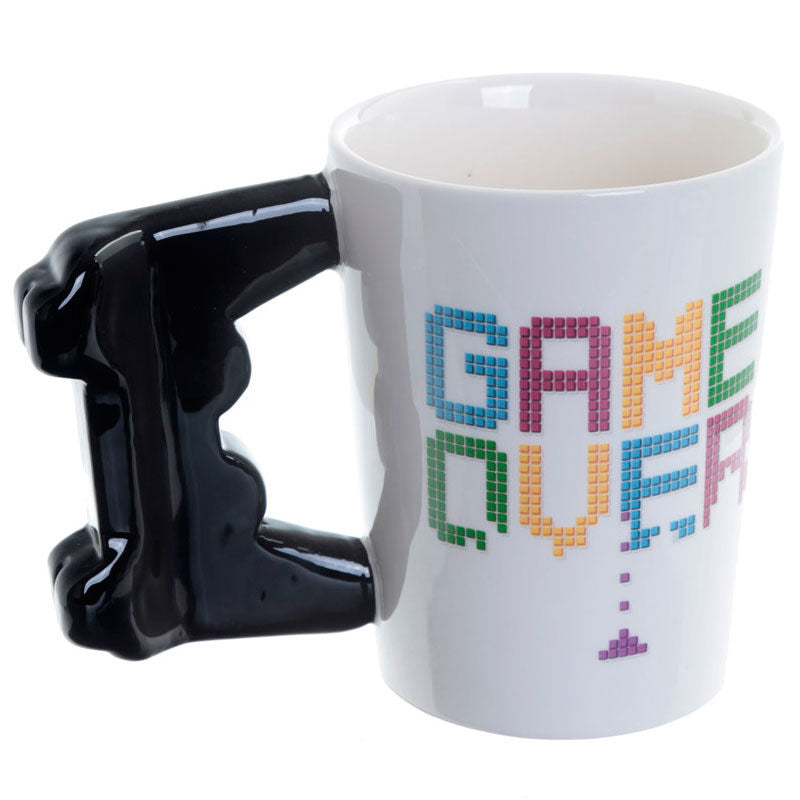 Game Over Controller shaped handle mug Nerdscape