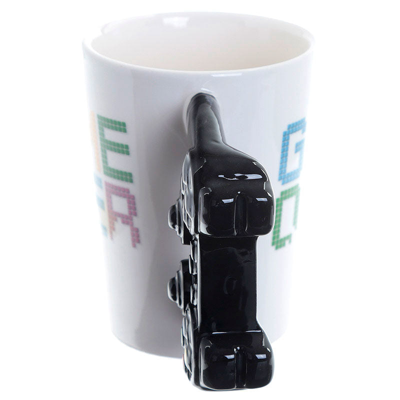 Game Over Controller shaped handle mug Nerdscape