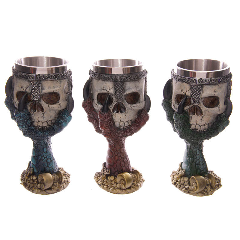 Dragons Claw and Warrior Skull Goblet - Nerdscape Nerdscape