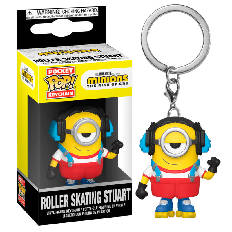Pocket POP keychain Minions 2 Roller Skating Stuart Nerdscape